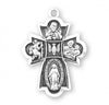 Sterling Silver 4 Way Cross