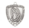 Sterling Silver Saint Michael Medal Protection Pendant