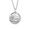Saint Michael Archangel Sterling Silver Medal Pendant