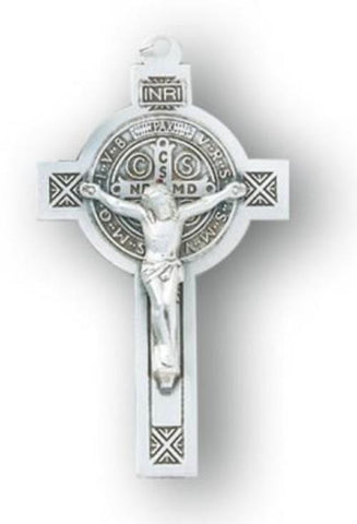 Sterling SIlver Saint Benedict Jubilee Cross On Chain