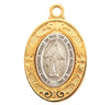 Madonna Sterling Silver Oval Miraculous Medal