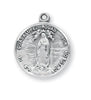 Our Lady of Guadalupe Sterling silver medal on chain
