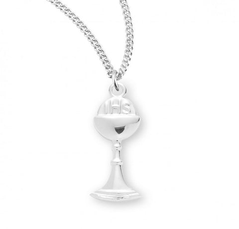 Sterling Silver First Chalice Pendant Necklace On Chain