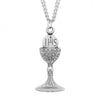 Sterling Silver Traditional Chalice Pendant 