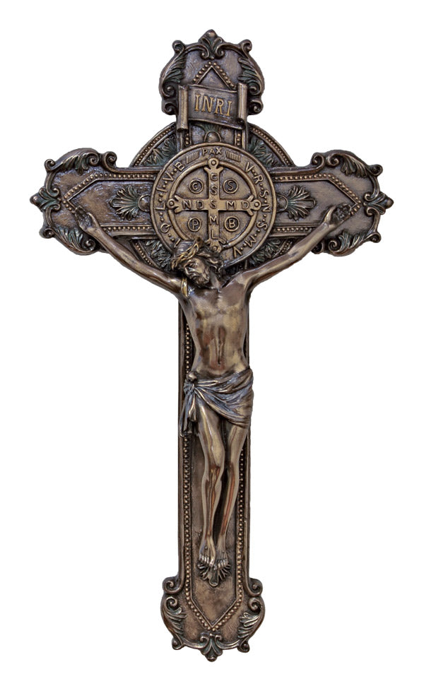 Saint Benedict Medals Wall Crucifix Veronese Collection