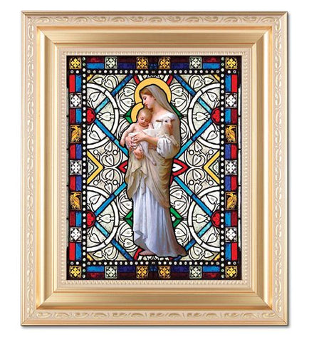 Our Lady of Divine Innocence  Italian Print In Frame