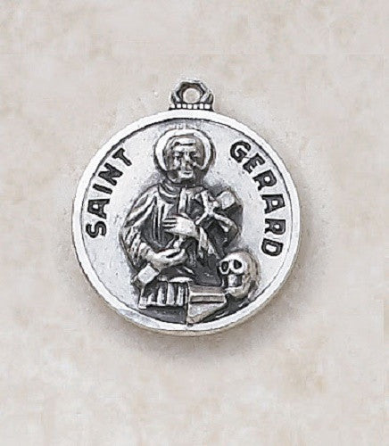 Saint Gerard Sterling Patron Medal On Chain  Fertility