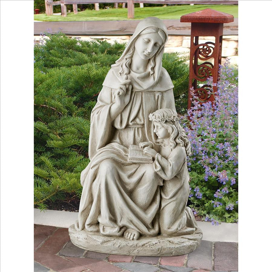 Saint Anne With Mary As Child Garden Statue