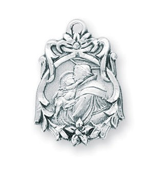 Sterling silver saint anthony medal