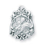 Sterling silver saint anthony medal
