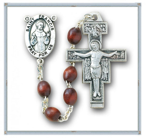 The Saint Francis Crown Rosary With The San Damiano Crucifix