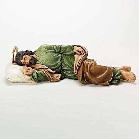 Sleeping Saint Joseph Statue With Story Card  Roman Collection Extra Large size