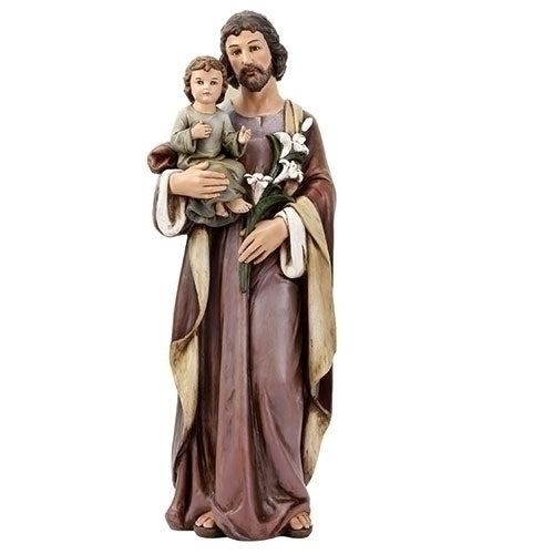 Saint Joseph and Child Jesus Catholic Statue 24" Tall