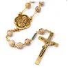 Saint Joseph Gold Plated Rosary By Ghirelli