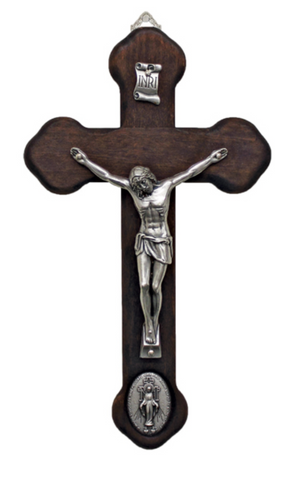 Miraculous Medal Crucifix Made In Italy