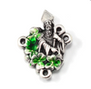 Saint Patrick Rosary in Murano Glass & Silver By Ghirelli