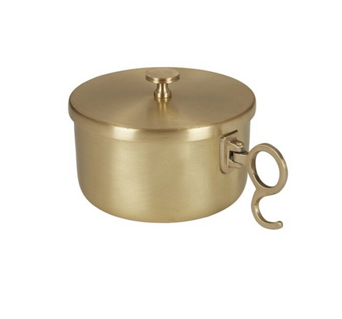 Stacking Brass Ciborium with Lid -150 Hosts