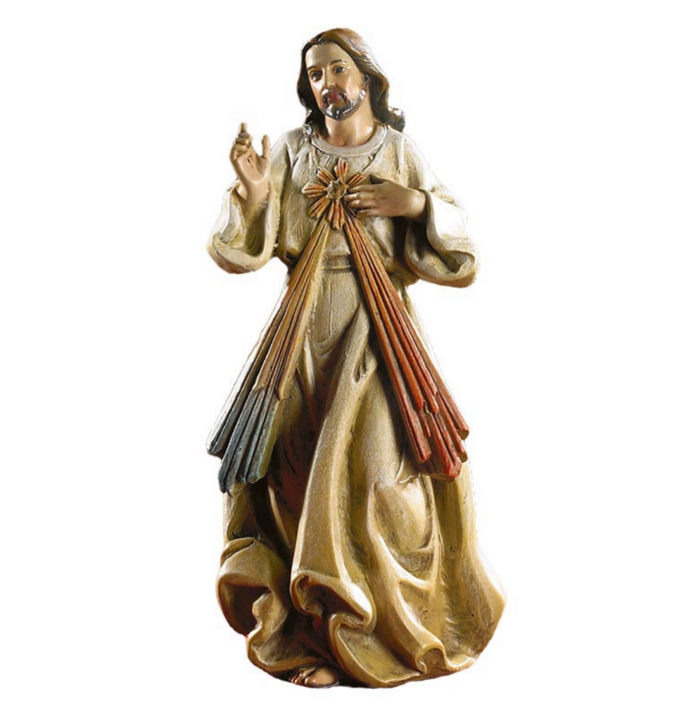 Beautiful Divine Mercy of Jesus statue 