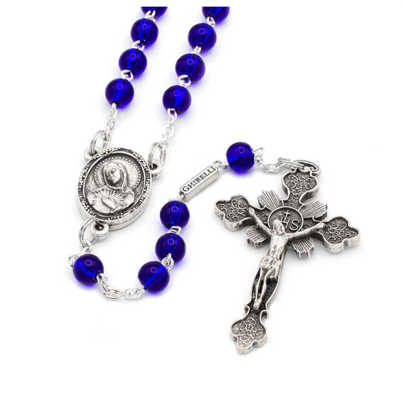 Madonna Flame of Love Rosary By Ghirelli – Beattitudes Religious Gifts