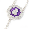 Mary's Motherly Love Collection Lilac & Silver Rosary - 8mm By Ghirelli