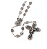 Saint Therese of Lisieux Roses Silver Rosary By Ghirelli