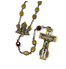 Our Lady of Lourdes 160th Anniversary Rosary, Antique Bronze By Ghirelli