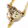 Saint Valentine Heart of Love Rosary, Gold By Ghirelli