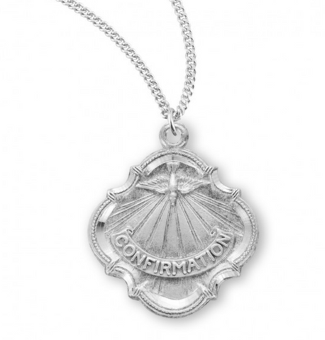 Holy Spirit Sterling Silver 7 Spirit Pendant on Chain