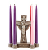 Jesus Crucifix Lenten Candleholder