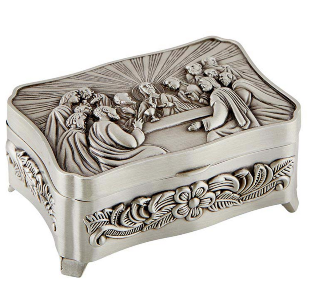Rosiary Box Last Supper Rosary Box or Prayer Keeper – Beattitudes Religious Gifts