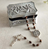 Last Supper Rosary Box or Prayer Keeper