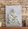 Pieta Garden Wall Plaque Large Size