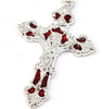 Fatima Crown Hand Enameled & Silver Rosary By Ghirelli