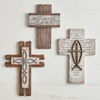 Ichthys Wall Cross - Our Father