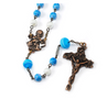 Saint Francis of Assisi Rosary with Murano Glass By Ghirelli
