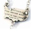 The USA Rosary In Antique Silver By Ghirelli.