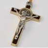 Saint Benedict gold plated Rosary By Ghirelli