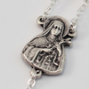 Saint Therese Of Lisieux Silver Plated Rosary plated Rosary By Ghirelli