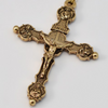 Saint Francis of Assisi Gold Plated Rosary By Ghirelli