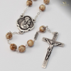 Saint Joseph Silver Plated Rosary By Ghirelli