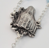 Fatima Silver Plated 8mm Bohemian Glass Rosary By Ghirelli
