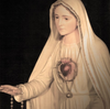 Fatima Silver Plated 8mm Bohemian Glass Rosary By Ghirelli