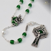 Saint Patrick Silver Plated Irish Rosary By Ghirelli