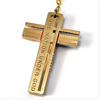 The USA Rosary In Gold Finish Patriotic  By Ghirelli