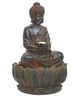 Serenity Buddha Sculptural Meditation Fountain For Home Or Garden