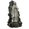 Virgin Mary Praying Illuminated Garden Grotto Sculpture