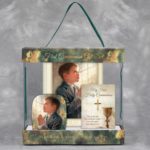 First Communion Set For Boys By Kathy Fincher