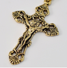 Our Lady of Guadalupe Castilian Rose Bud Gold Plated Rosary By Ghirelli