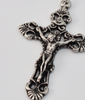 Annunciation silver plated Rosary by Ghirelli