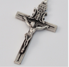 Annunciation silver plated Rosary With Glass Beads by Ghirelli